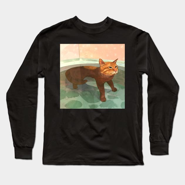 Moisturized Long Sleeve T-Shirt by Catwheezie